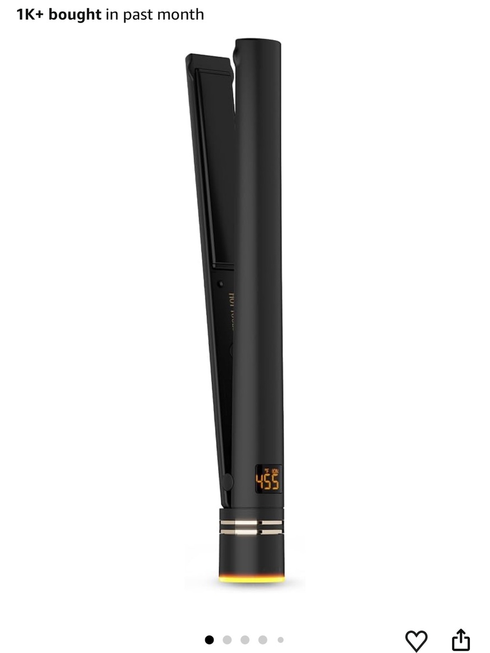 Hot Tools Pro Artist Black Gold Ionic 1 Inch Flat Iron